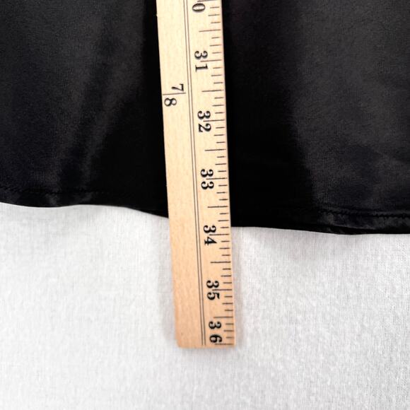 ENZA COSTA Viscose Bias Mini Slip Dress Womens Small Black Strappy Tank NEW - Picture 12 of 13